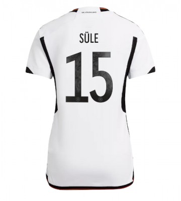 Tyskland Niklas Sule #15 Hemmatröja Kvinnor VM 2022 Kortärmad